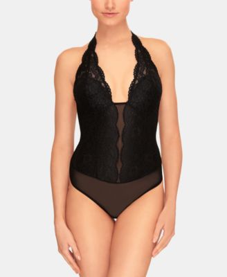 b.tempt'd - Women's Ciao Bella Lace Halter Bodysuit