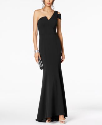 Betsy & Adam - One-Shoulder A-Line Gown