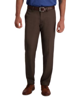 Haggar - Men's Cool 18 Pro Classic-Fit 4-Way Stretch Moisture-Wicking Non-Iron Dress Pants