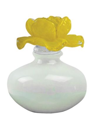 Dale Tiffany - Yellow Rose Perfume Bottle