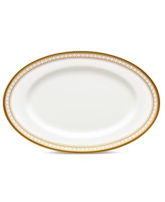 Noritake - Trefolio Gold Butter/Relish Tray, 8-3/4"