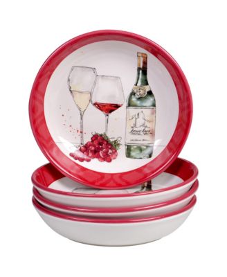 Certified International - Napa 4-Pc. Soup/Pasta Bowls