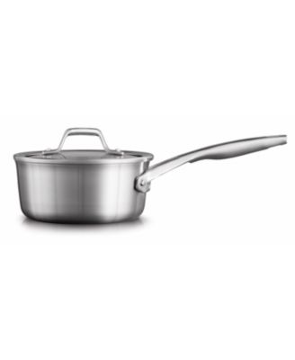Calphalon - Premier Stainless Steel 1.5-Qt. Sauce Pan & Lid