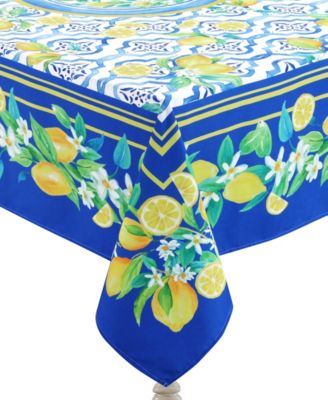 Laural Home - Lovely Lemons 70x144 Tablecloth