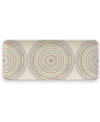 TarHong - Desert Mandala Tray, 17.8x7.5,Merge    powder+Melamine ,Set of 1