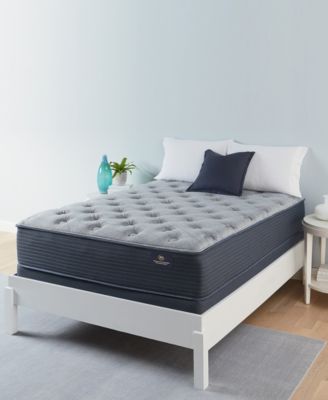 Serta - LUXE Brookton 13.5" Plush Mattress Set- Full