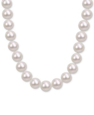 Macy's - Cultured Freshwater Pearl (9-10mm) Strand 18" Collar Necklace