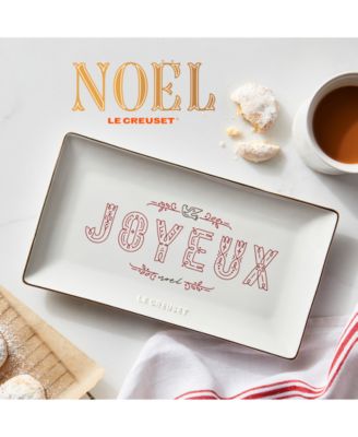 Le Creuset - Noel Joyeux Stoneware Hostess Tray