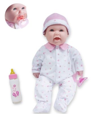 JC TOYS - JC Toys, La Baby 16 inch Pink Washable Soft Body Baby Doll with Accessories - For Children 12 Months and older, Designed by Berenguer.