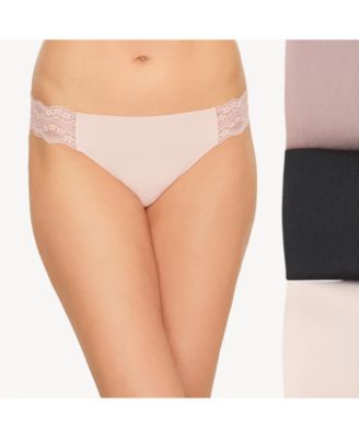 b.tempt'd - Women's 3-Pk. Lace Side Thong Underwear