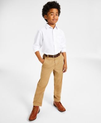 Nautica - Big Boys Flat-Front Performance Pants