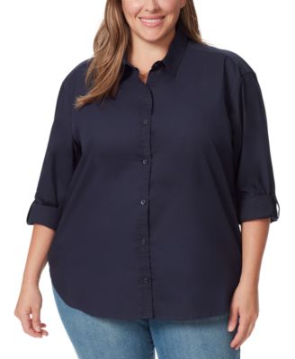 Gloria Vanderbilt - Plus Size Amanda Button-Up Shirt