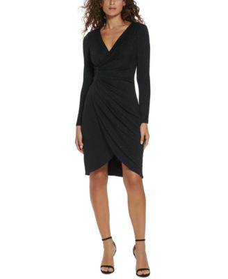 Jessica Howard - Women's Metallic-Threaded Cocktail Dress