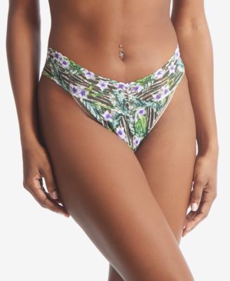 Hanky Panky - Women's One Size Printed Original Rise Thong Underwear PR4811905