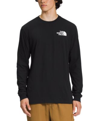 The North Face - Men's Box NSE Standard-Fit Logo Graphic Long-Sleeve T-Shirt