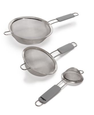 The Cellar - Core 3-Pc. Stainless Steel Sieve Set
