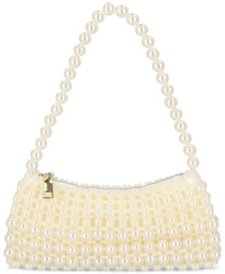 I.N.C. International Concepts - Imitation Pearl Small Baguette Shoulder Bag