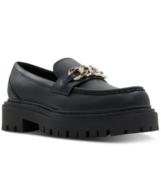 ALDO - Women's Brixtonn Chain Lug Loafer Flats