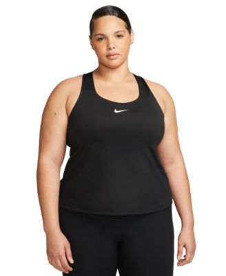 Nike - Plus Size Active Medium-Support Padded Sports Bra Tank Top