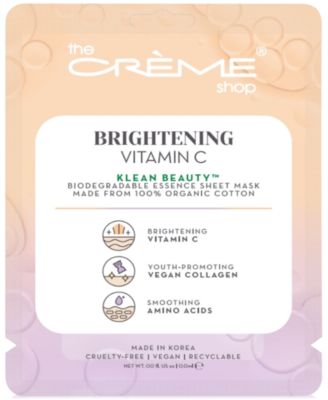 The Crème Shop - Vitamin C Essence Sheet Mask