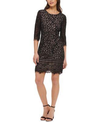 kensie - Lace Sheath Dress