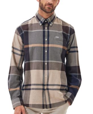 Barbour - Men's Regular-Fit Bearpark Plaid Shirt