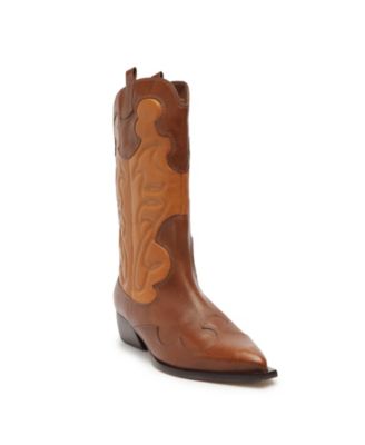 Arezzo - Women's Brooklyn Low Block Cowboy Boots