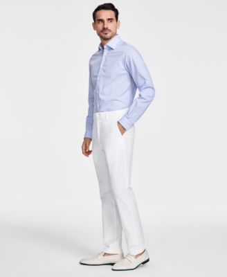 Michael Kors - Men's Classic Fit Flat Front Creased Pants
