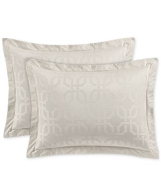 Hotel Collection - Egyptian Cotton Fresco Jacquard 525-Thread Count 2-Pc. European Sham Set, Created for Macy's