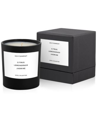 ENVIRONMENT - Citrus, Lemongrass & Jasmine Candle (Inspired by 5-Star Hotels), 8 oz.