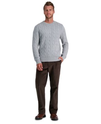 Haggar - Men's Classic-Fit Stretch Corduroy Pants