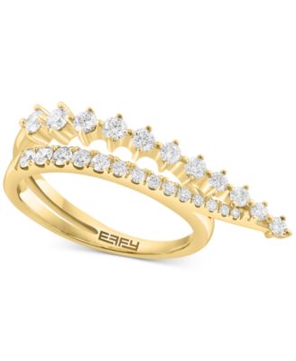 EFFY Collection - Diamond Open V Statement Ring (5/8 ct. t.w.) in 14k Gold