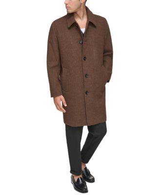 Marc New York - Men's Rennel Houndstooth Single-Breasted Topcoat