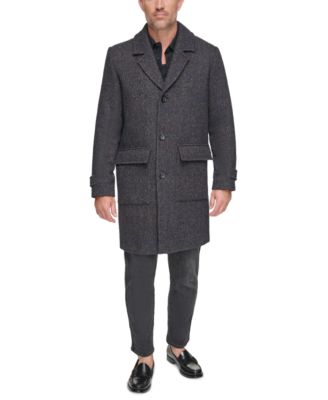 Marc New York - Men's Wexford Herringbone Overcoat