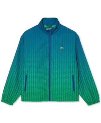 Lacoste - Men's Zip-Front Geo Pattern Jacket