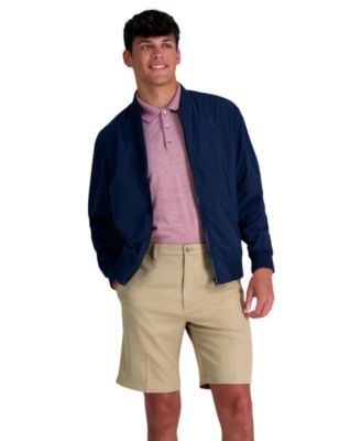 Haggar - Men's Cool 18 PRO Flat Front Classic-Fit 9.5" Shorts