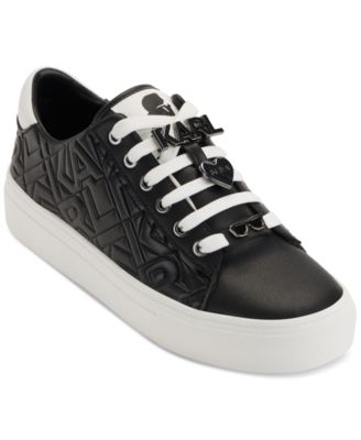 KARL LAGERFELD PARIS - Cate Karl Box Lace-Up Low-Top Sneakers