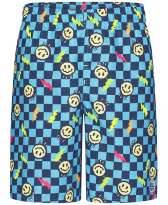 Laguna - Big Boys Checked Out Volley Swim Shorts