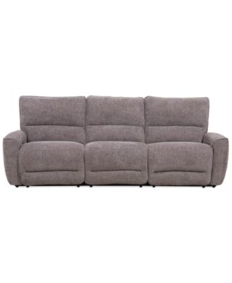 Furniture - Deklyn 106" 3-Pc. Fabric Sofa with 3 Power Recliners