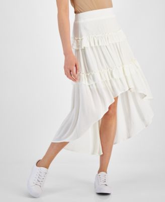Celebrity Pink - Juniors' Tiered High-Low Hem Skirt