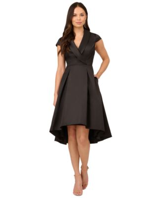 Adrianna Papell - Women's Cap-Sleeve High-Low-Hem Dress