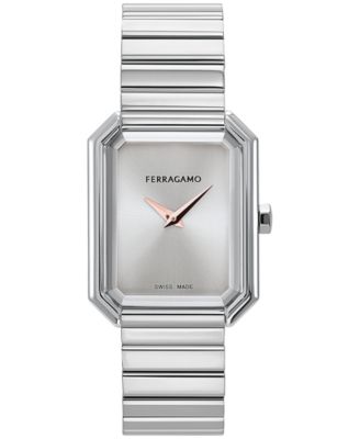 Ferragamo - Women's Swiss Stainless Steel Bracelet Watch 27x34mm
