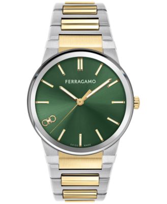Ferragamo - Men's Swiss Two-Tone Stainless Steel Bracelet Watch 41mm