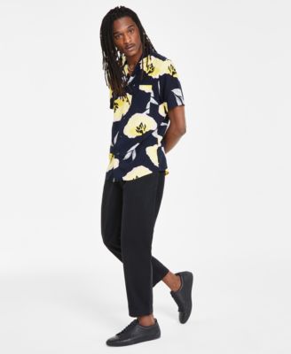 Hugo Boss - Men's Floral Shirt, Pants & Sneakers