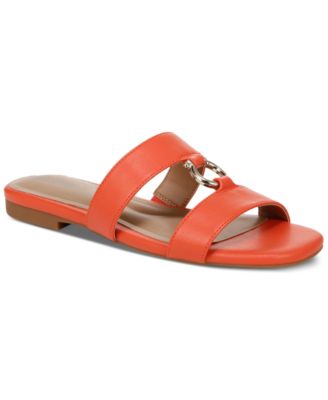 Giani Bernini - Caitlynn Slip-On Memory Foam Hardware Flat Sandals