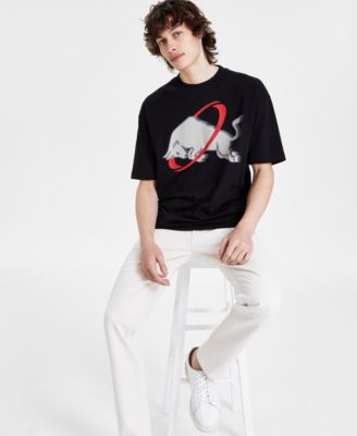 Hugo Boss - Men's Danrick Oversized Short Sleeve Graphic T-Shirt