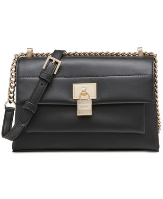 DKNY - Evie Small Leather Flap Crossbody