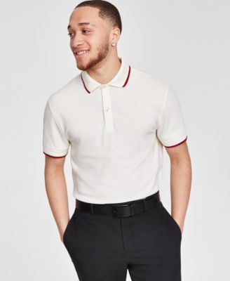 Club Room - Men's Kappa Alpha Psi Regular-Fit Tipped Performance Polo Shirt