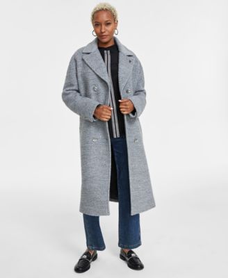KARL LAGERFELD PARIS - Women's Double-Breasted Overcoat