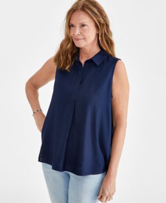 Style & Co - Women's Sleeveless Popover Shirt